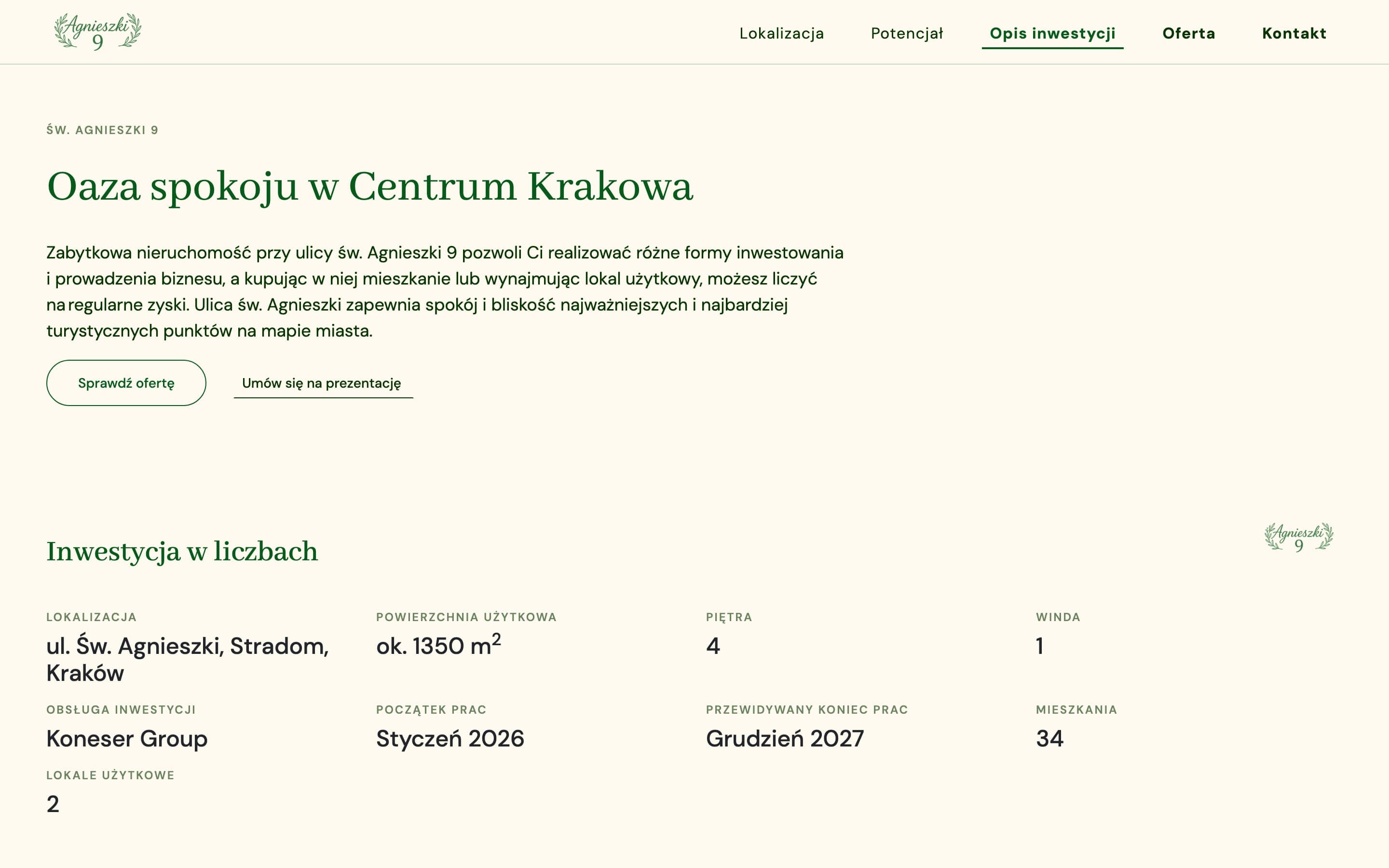 Agnieszki 9: the development in numbers on desktop