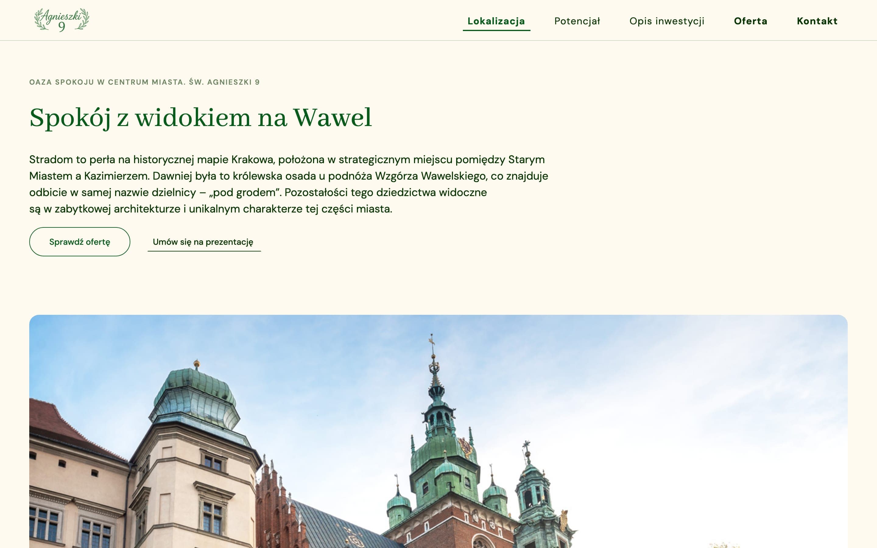 Agnieszki 9: the Stradom location on desktop